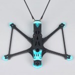 Foxeer 7-Inch 305mm Wheelbase FR Frame Carbon Fiber Drone Frame Kit Brace Thickness 4mm for RC Racing Drone DIY
